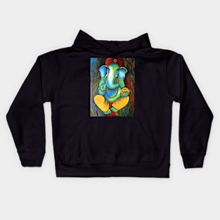 Ganesh Abstract Kids Hoodie